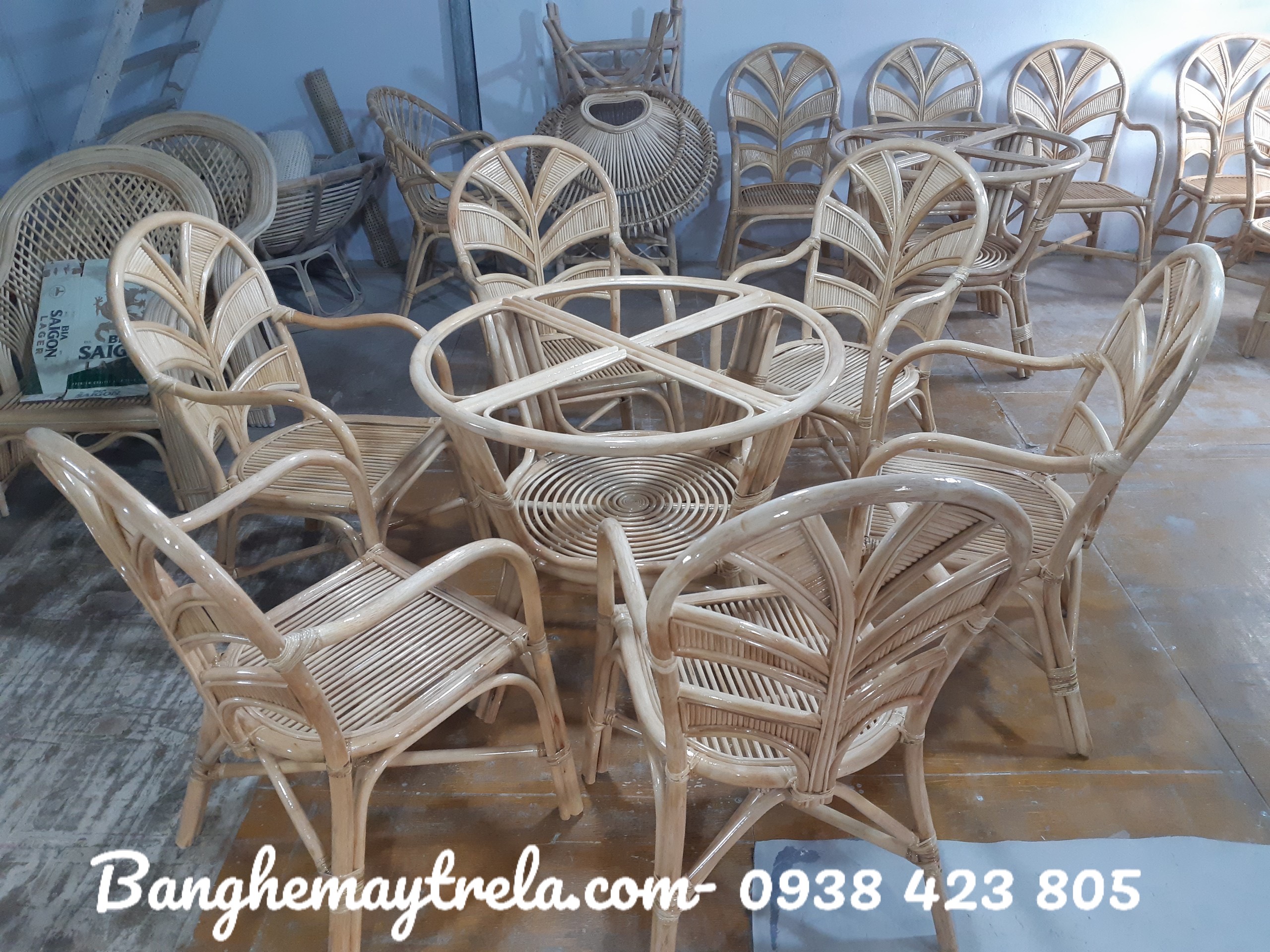 Ghế ăn mây tre đan giá rẻ